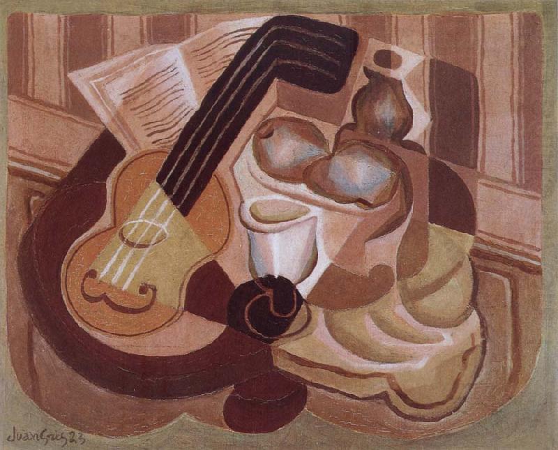 Juan Gris Single small round table china oil painting image